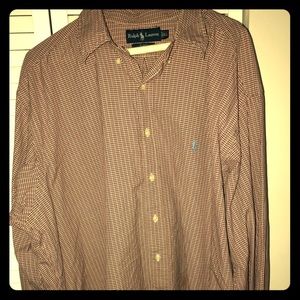 Polo button down long sleeve shirt